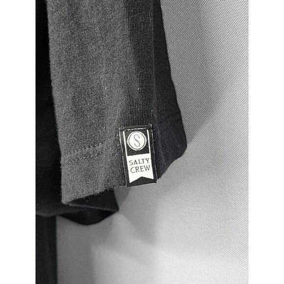 Salty Crew Shirt Mens XL Black Find Refuge In The Sea Graphic Cotton - Picture 7 of 9